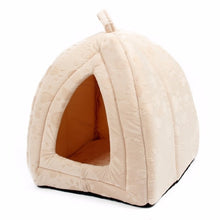 Load image into Gallery viewer, Paw Stripe Pet Bed House