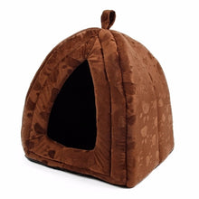Load image into Gallery viewer, Paw Stripe Pet Bed House