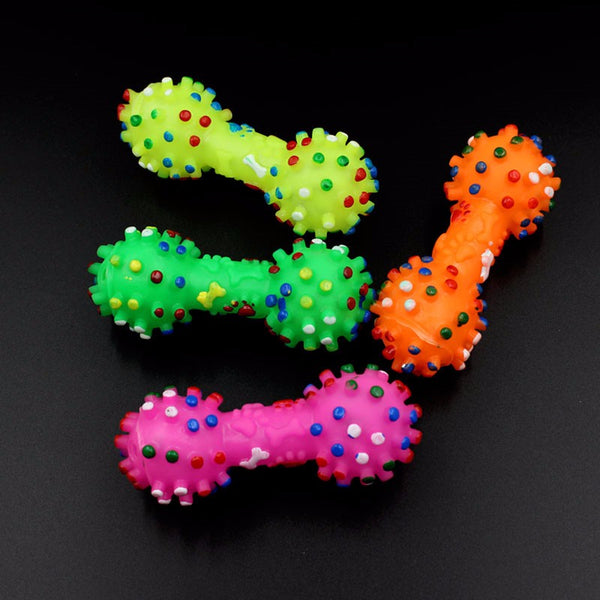 Polka Dot Squeaky Toy