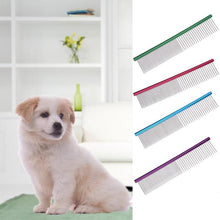 Load image into Gallery viewer, Stainless Steel Stripe Grooming Comb
