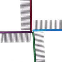 Load image into Gallery viewer, Stainless Steel Stripe Grooming Comb