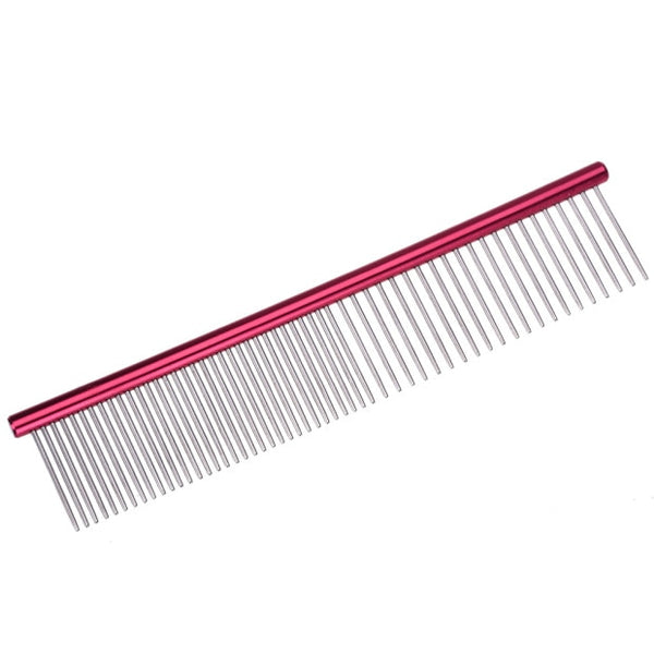 Stainless Steel Stripe Grooming Comb