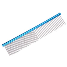Load image into Gallery viewer, Stainless Steel Stripe Grooming Comb