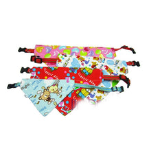 Load image into Gallery viewer, Adjustable Dog Bandana Neckerchief
