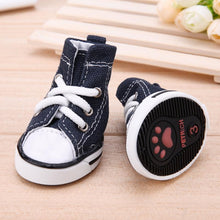 Load image into Gallery viewer, Denim Pet Dog Shoes