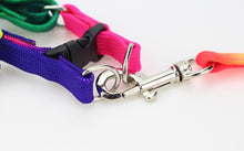 Load image into Gallery viewer, Colorful Rainbow Dog Collar Harness Leash