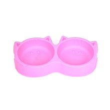Load image into Gallery viewer, Plastic Pet Double Bowl