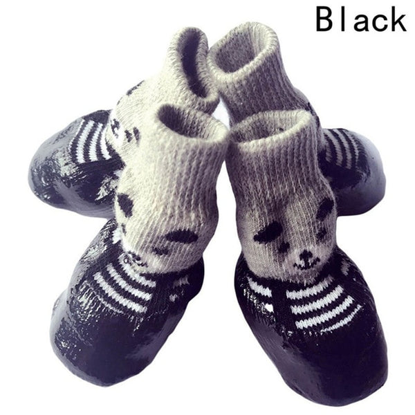 Cotton Rubber Dog Shoes