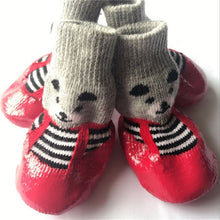 Load image into Gallery viewer, Cotton Rubber Dog Shoes