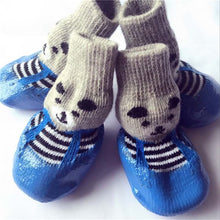 Load image into Gallery viewer, Cotton Rubber Dog Shoes