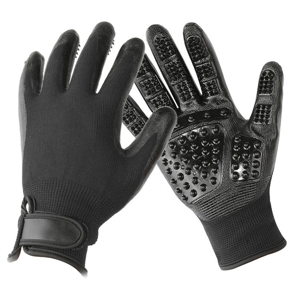 Rubber Five Finger Brush Glove